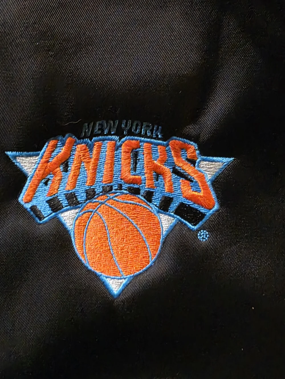 New York Knicks Black Messenger/Laptop Bag Embroidered Logo Vintage